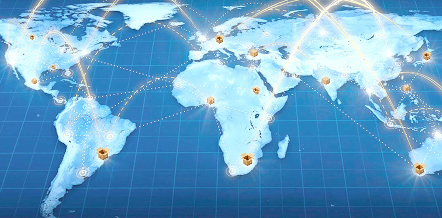 Worldwide delivery network in USA